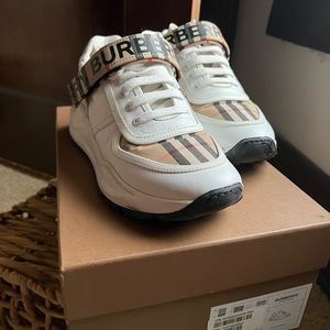 Women’s Burberry strap sneakers